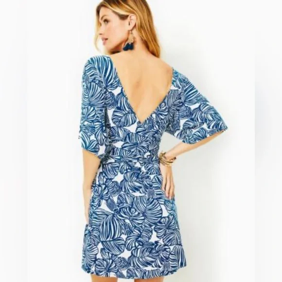 Lilly Pulitzer Boat Neck Parigi Romper Size L - Picture 2 of 8